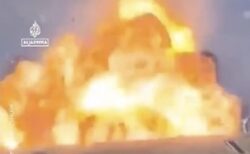 イタリアにある弾薬工場で火災、大規模な爆発が発生【動画】