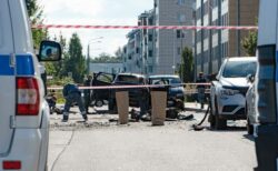 ロシア国内で軍人の乗る車が爆発、男性1人が死亡、妻が負傷