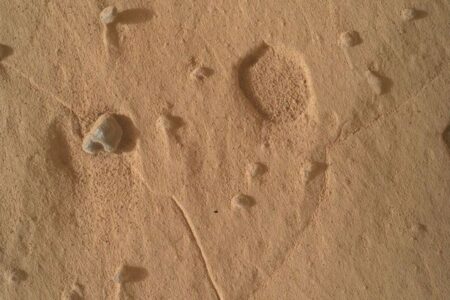 NASAの「キュリオシティ」、火星の表面に謎めいた複数の窪みを発見