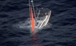 南太平洋でヨットがクジラと衝突して沈没、4人を救助